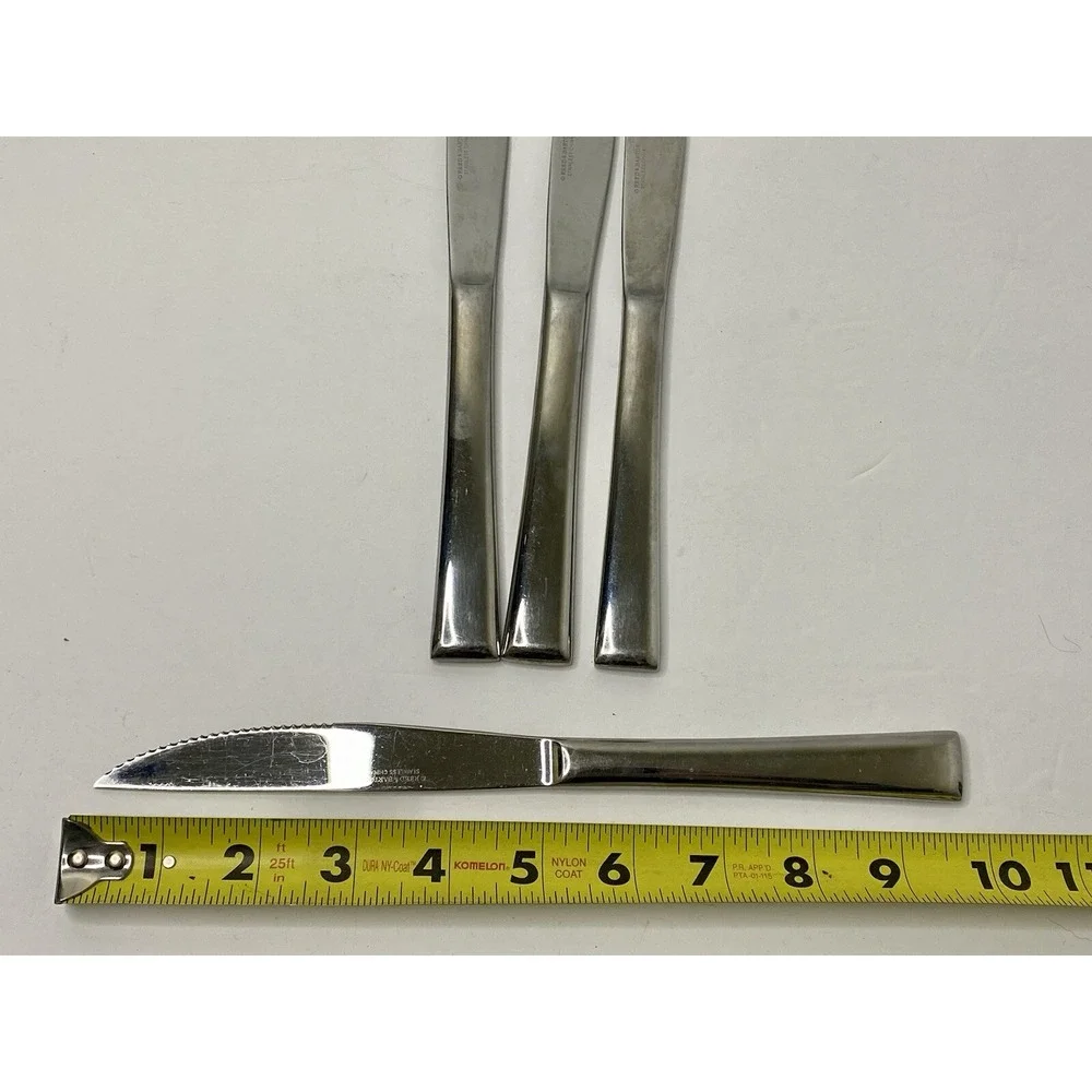 Reed & Barton Gatehouse Stainless Steak Knives Replacements Lot Of 4 #3